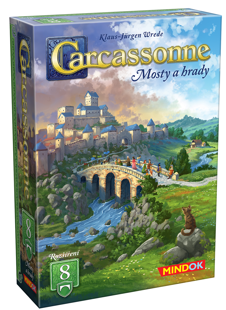 Mindok Carcassonne rozšíření 8: Mosty a hrady (2025)