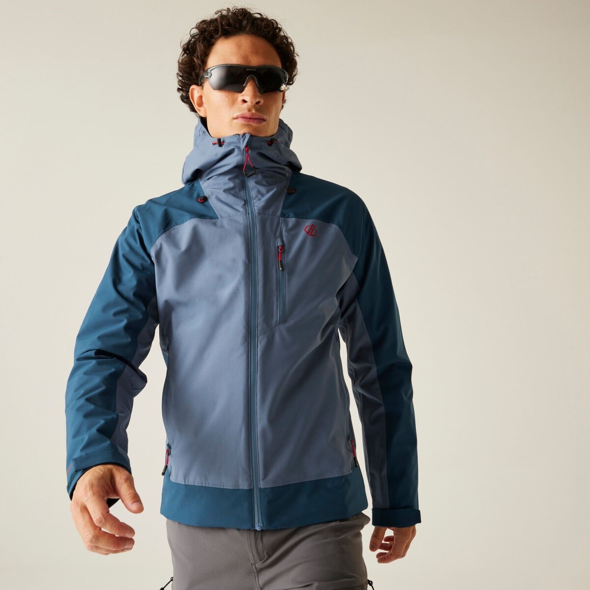 Pánská outdoorová bunda dare2b torrek ii tmavě modrá/světle modrá m