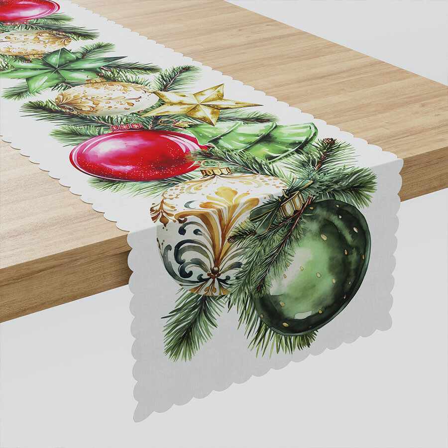 Vánoční ubrus - běhoun na stůl NINA 38x160 cm Mybesthome