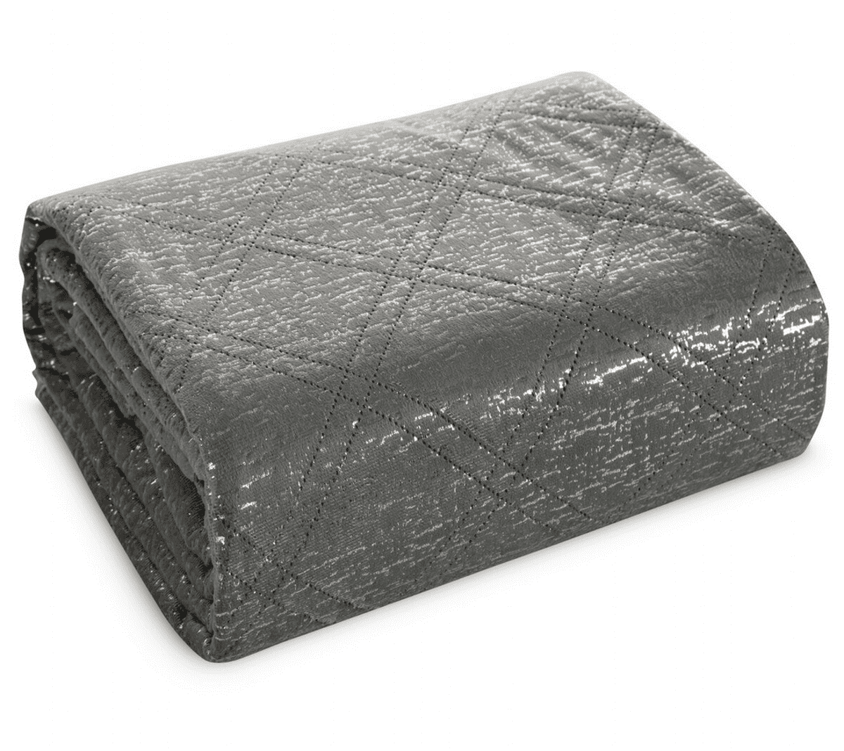 Přehoz na sedačku - pohovku SUOMA tmavě šedá 170x210 cm, 200x220 cm Mybesthome Rozměr: 170x210 cm