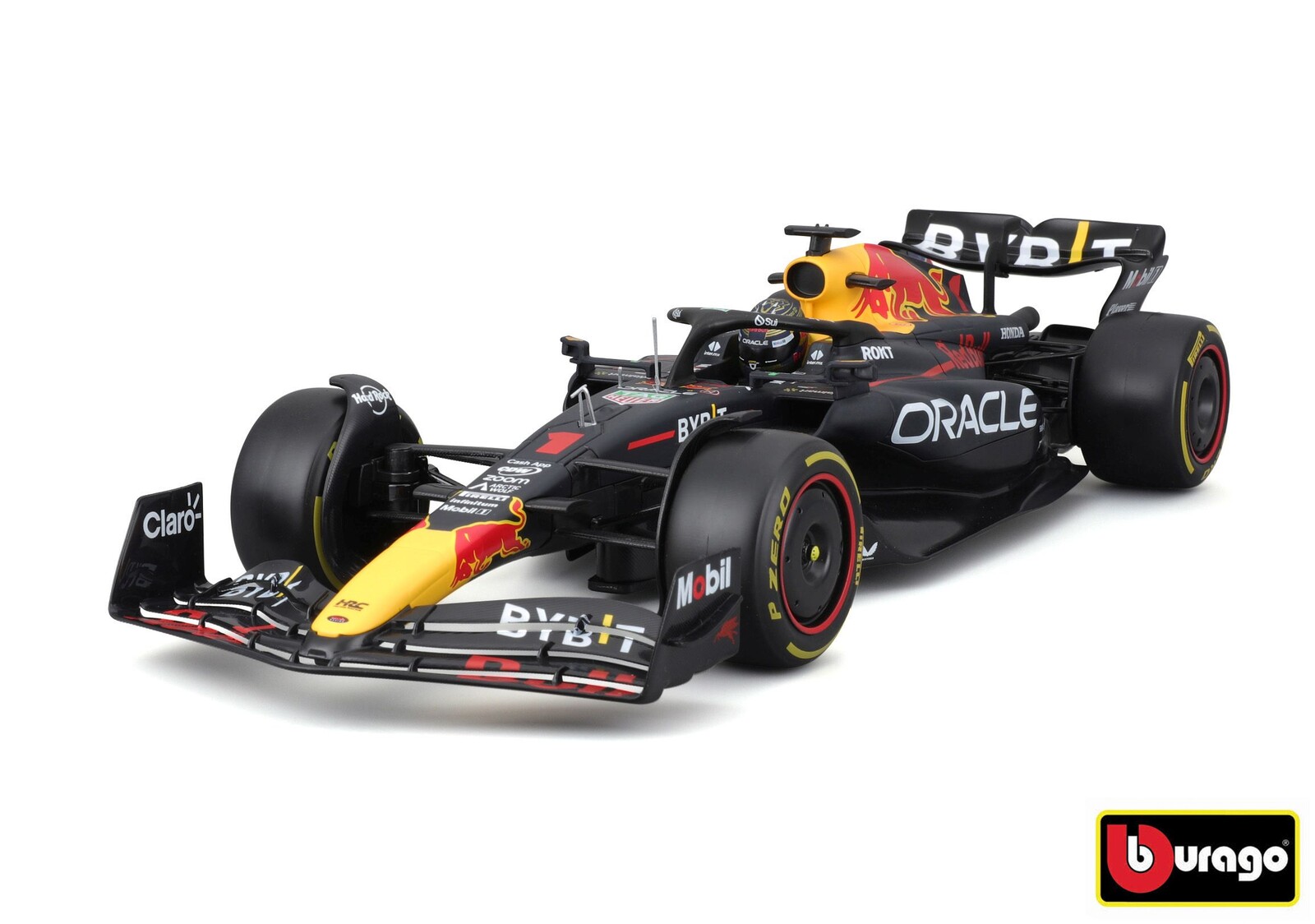 Bburago 1:18 Formule F1 Oracle Red Bull Racing RB19(2023) nr.1 Max Verstappen s řidičem