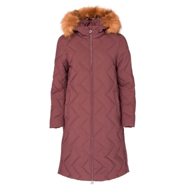 Lotto KAIA Dámský prošívaný kabát, vínová, velikost