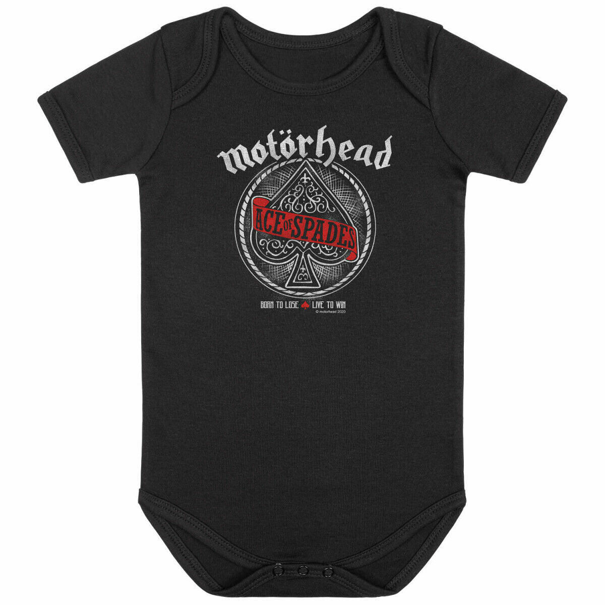 Dětské body dětské Motörhead - (Red Banner) - METAL-KIDS - 747.30.8.999 56/62