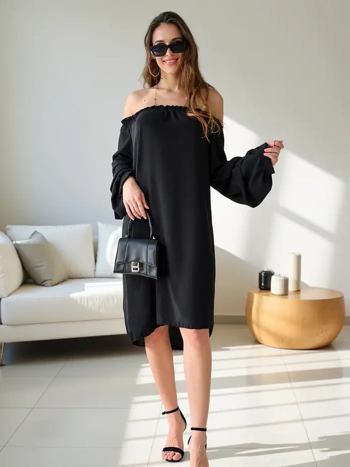 Resti Smooth women's dress a la Spanish with frills