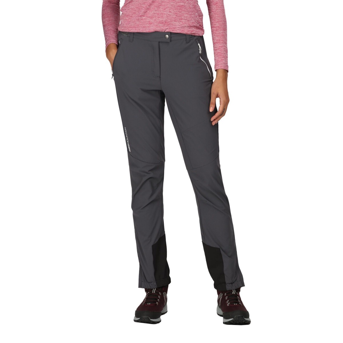 Dámské kalhoty regatta mountain iii tmavě šedá 36