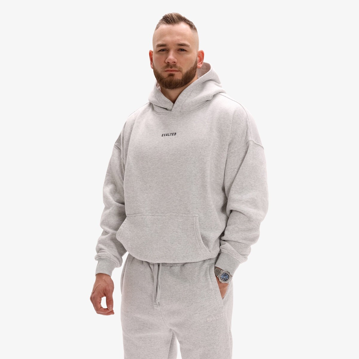 Pánská exalted mikina comfy-nest™ šedá s