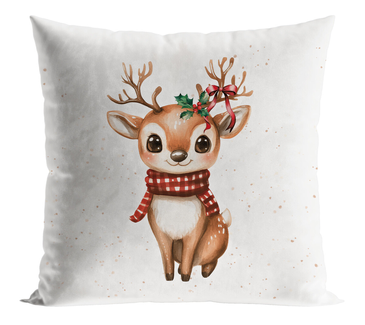 Vánoční polštář VÁNOČNÍ JELÍNEK 40x40 cm Mybesthome Varianta: Povlak na polštář, 40x40 cm
