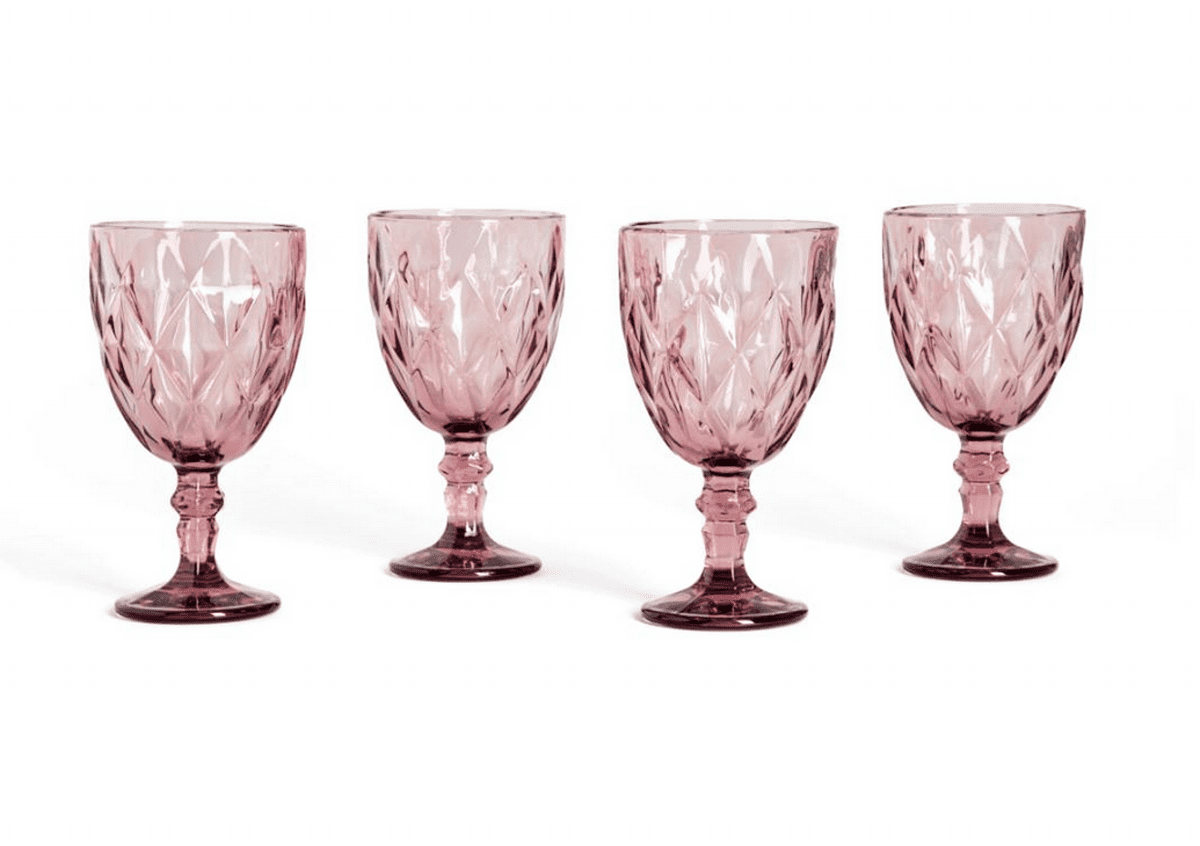 Sada | LUNO | sklenice na růžové víno 4 ks | 340 ml | 748219