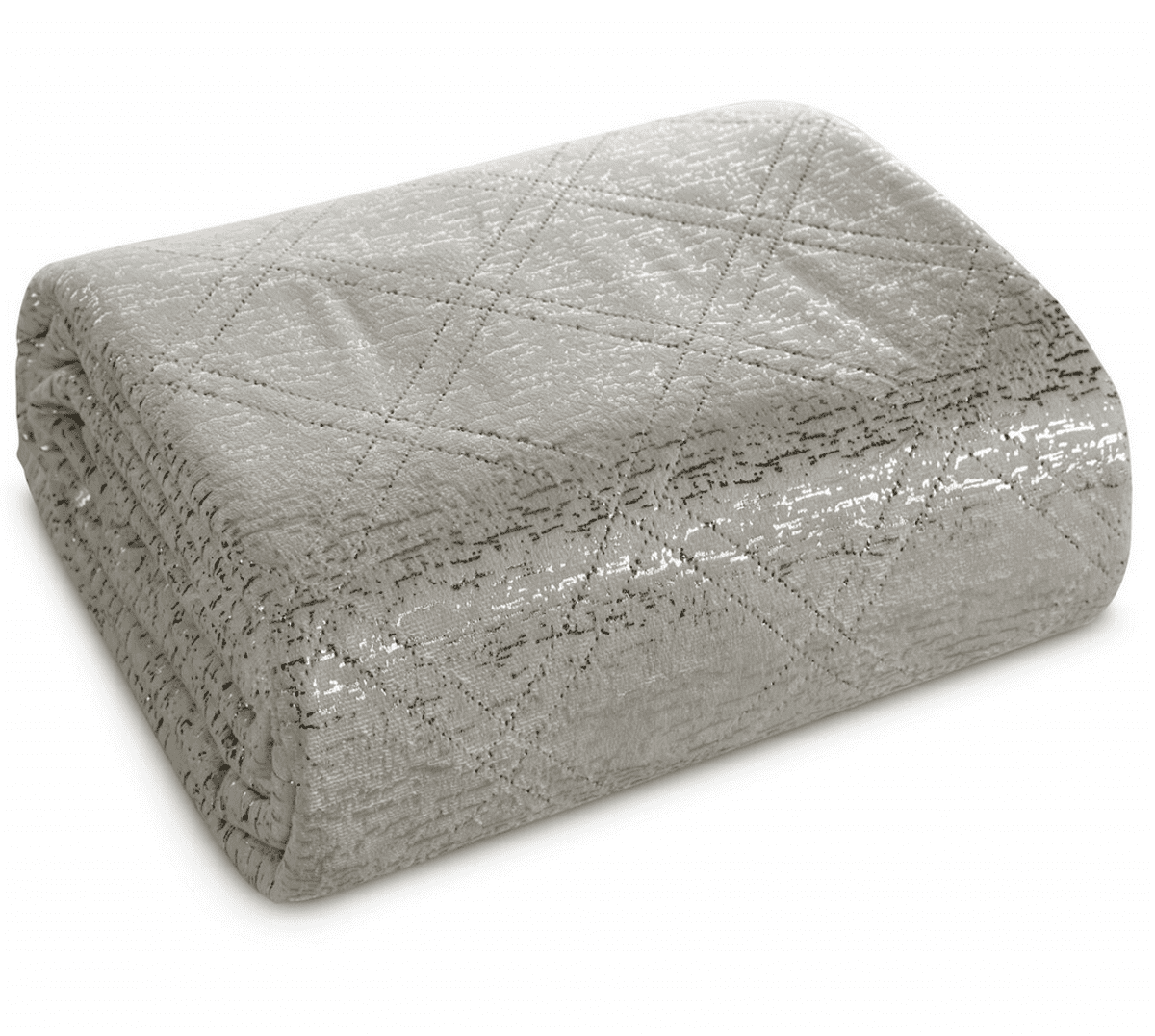 Přehoz na sedačku - pohovku SUOMA světle šedá 170x210 cm, 200x220 cm Mybesthome Rozměr: 170x210 cm