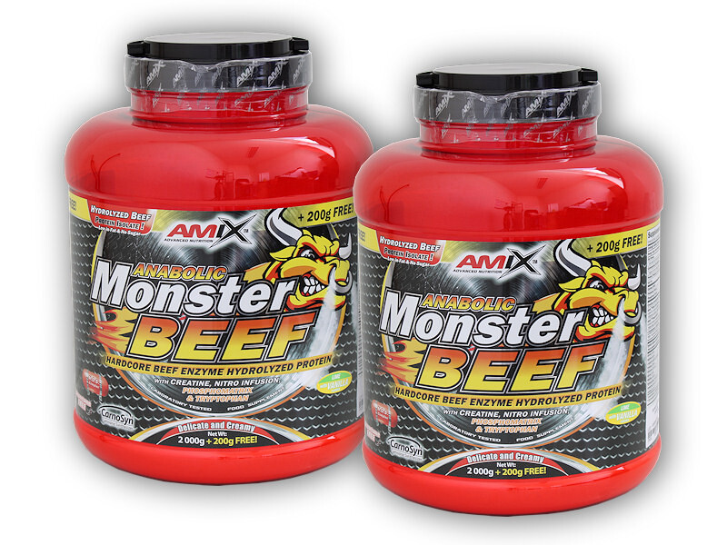 Amix 2x Anabolic Monster BEEF 90% Protein 2200g Varianta: chocolate