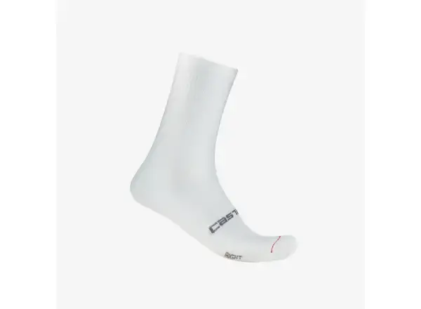 Castelli Espresso 18 ponožky White vel. S/M (36-39)