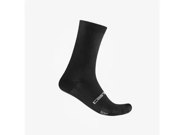 Castelli Espresso 18 ponožky Black vel. S/M (36-39)