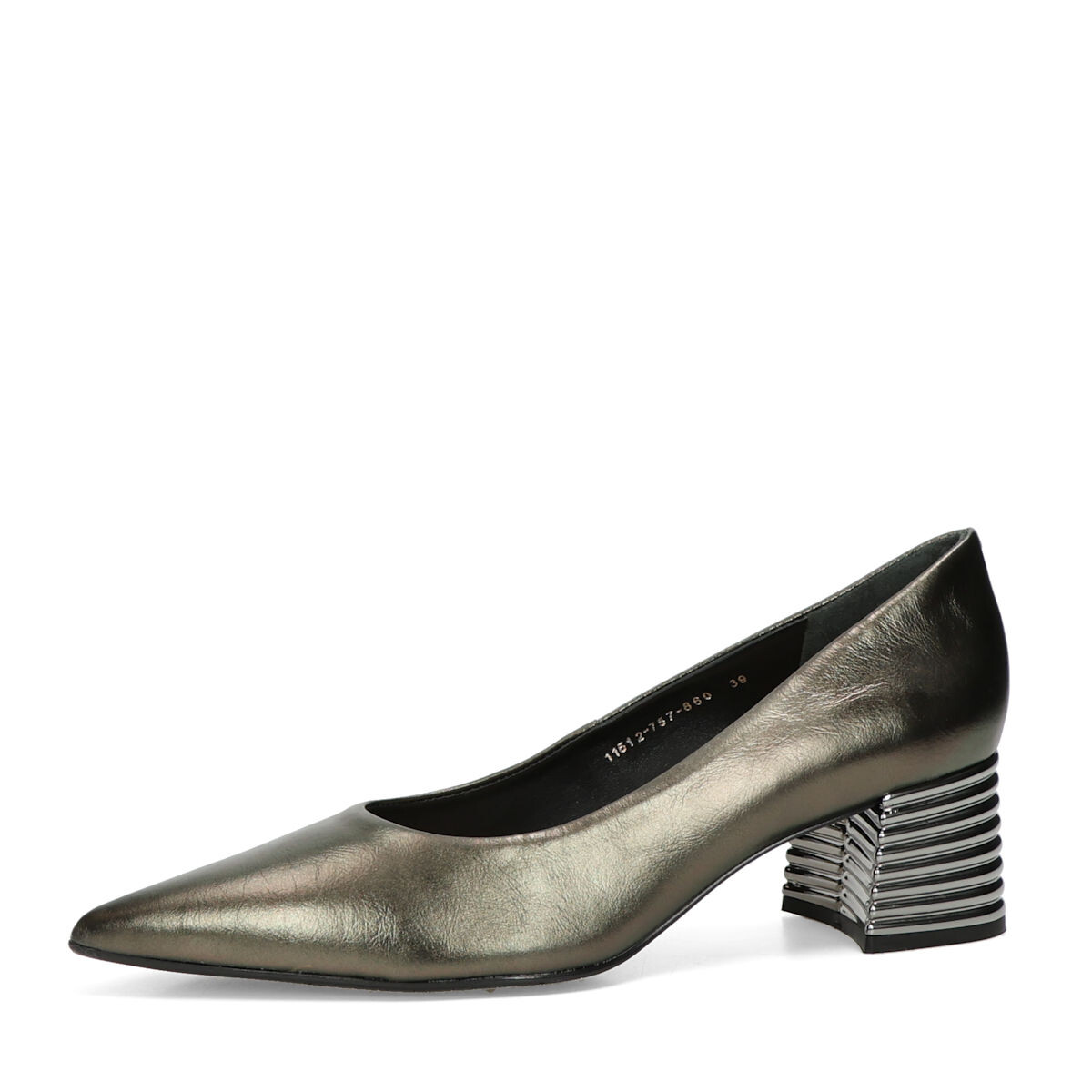 ETIMEĒ dámské kožené lodičky - metalické - 36