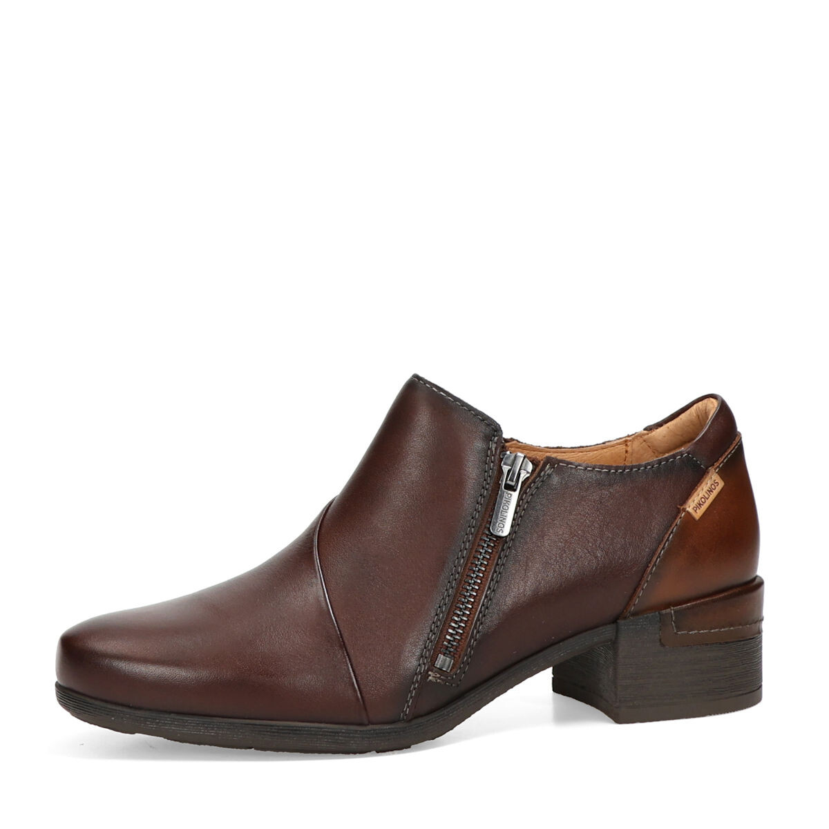 Pikolinos dámské kožené polobotky - tmavohnědé - 36