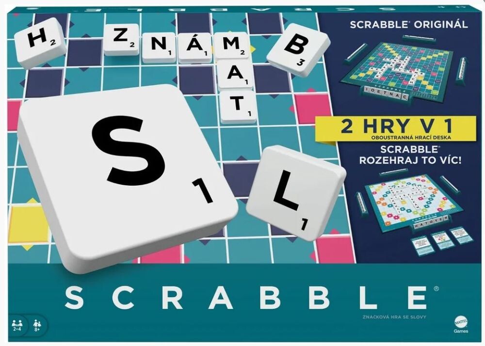 Mattel Scrabble original CZ - POŠKOZENÝ OBAL