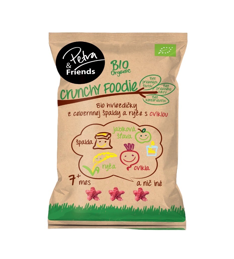 PETRA & FRIENDS BIO Špaldové hvězdičky s rýží a řepou 30 g