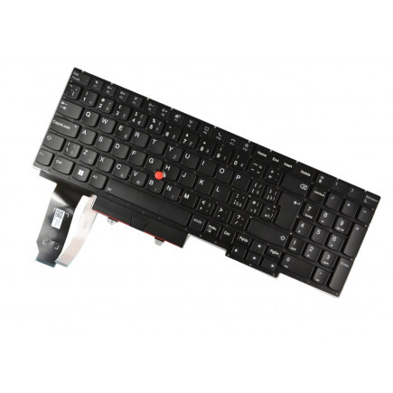 Lenovo ThinkPad E15 Gen 3 klávesnice na notebook bez rámečku černá CZ/SK podsvícená