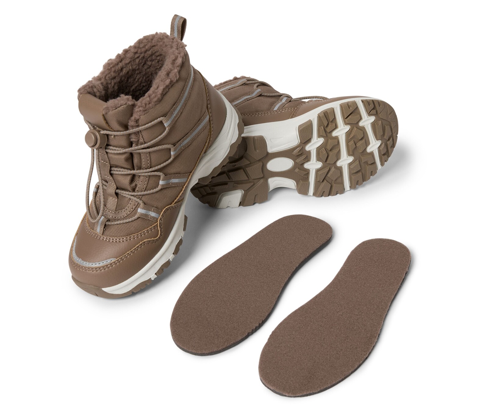 Tchibo - Dětské termoboty - pro ženy - vel. 26-27 - barva: hnědá