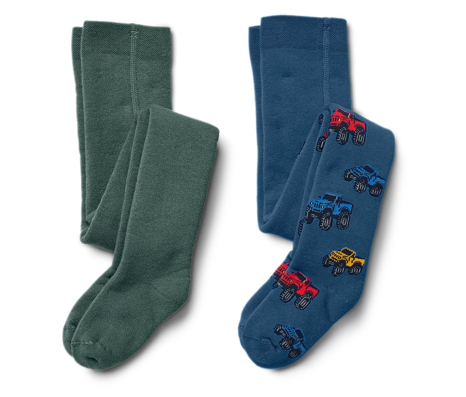 Tchibo - Dětské termopunčocháče - pro kluky - vel. 110/116 - barva: modrá/žakár