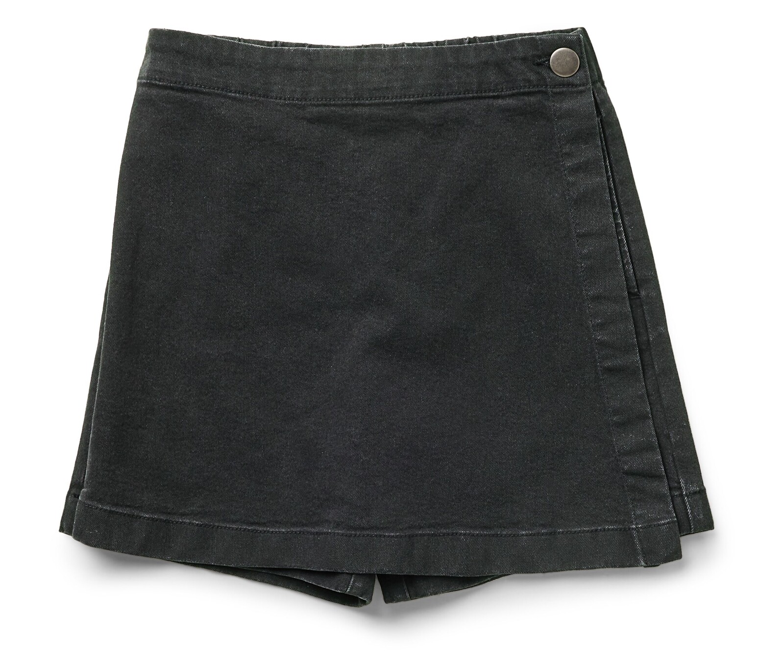 Tchibo - Dětská kalhotová sukně v džínovém vzhledu - pro dívky - vel. 158/164 - barva: černá