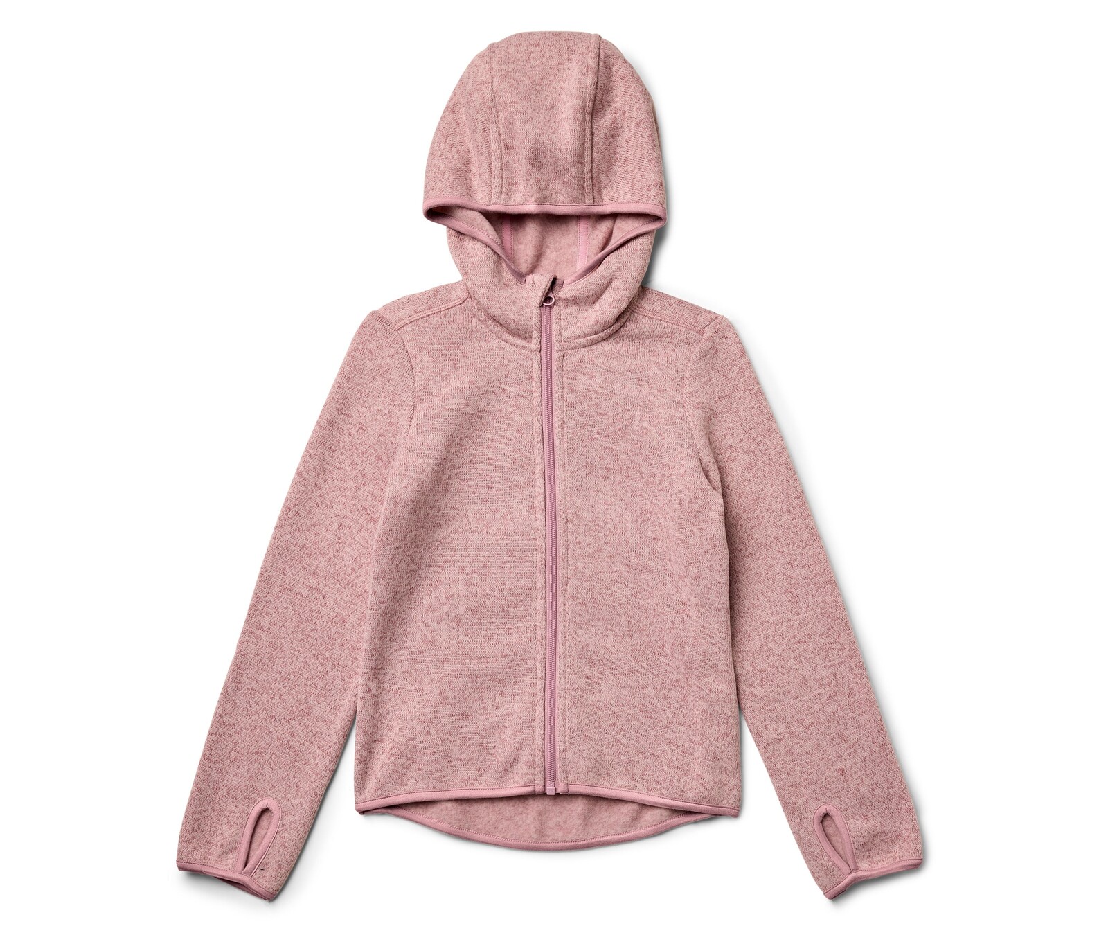 Tchibo - Dětská mikina z pleteného fleecu - pro ženy - vel. 134/140 - barva: růžová