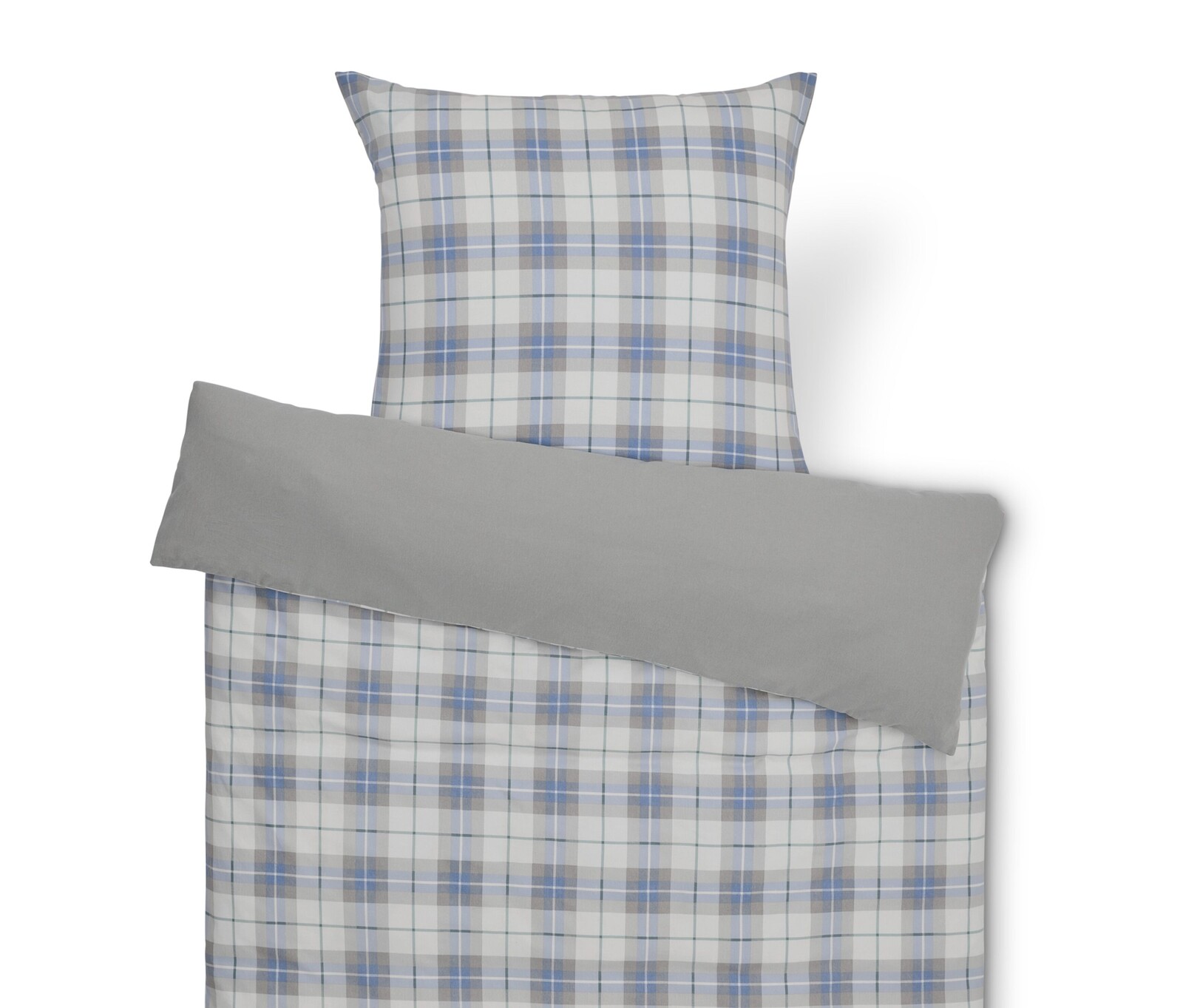 Tchibo - Dětské flanelové povlečení - barva: šedá