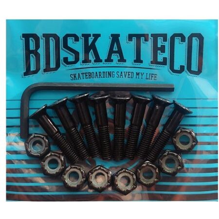 Sk8 Šroubky Bdskateco Black - Černá - 1