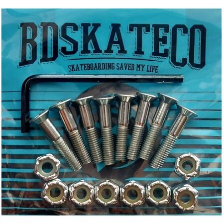 Sk8 Šroubky Bdskateco Silver - Šedá - 1