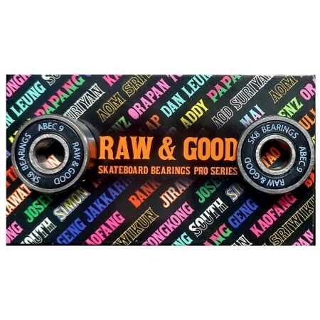 Sk8 Ložiska Raw&Good Aod - Červená - Abec7