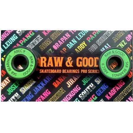 Sk8 Ložiska Raw&Good Benz - Zelená - Abec7