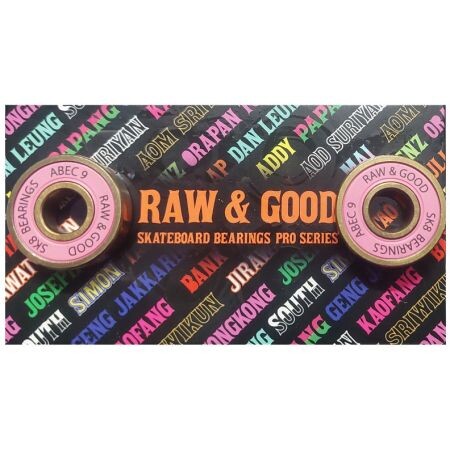 Sk8 Ložiska Raw&Good Kaofang - Růžová - Abec7