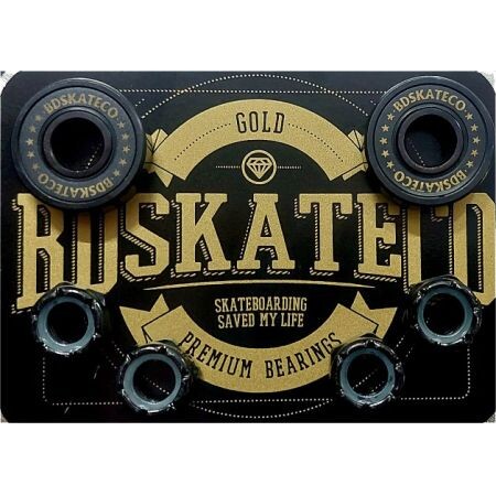 Sk8 Ložiska Bdskateco Gold Steel Box - Černá - Univerzální