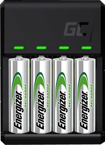 Sada nabíječka Gc VitalCharger 4 x akumulátory Energizer Aa 2000 mAh
