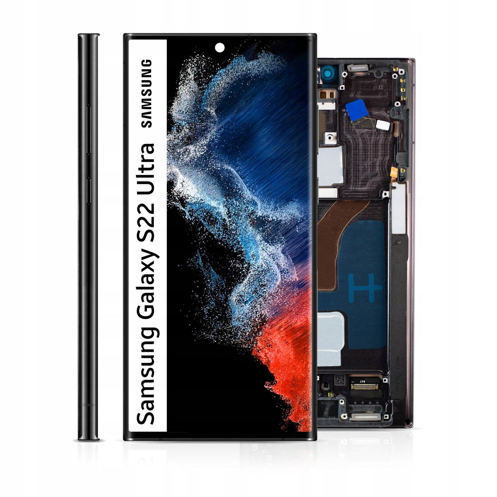 SM-S908U LCD pro Samsung S22 Ultra Service Pack Rámeček Obrazovka Oled Big Size