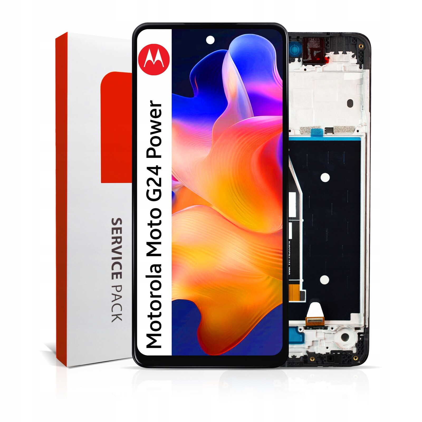 Displej pro Motorola Moto G24 Power LCD displej Rámeček Originální Zila