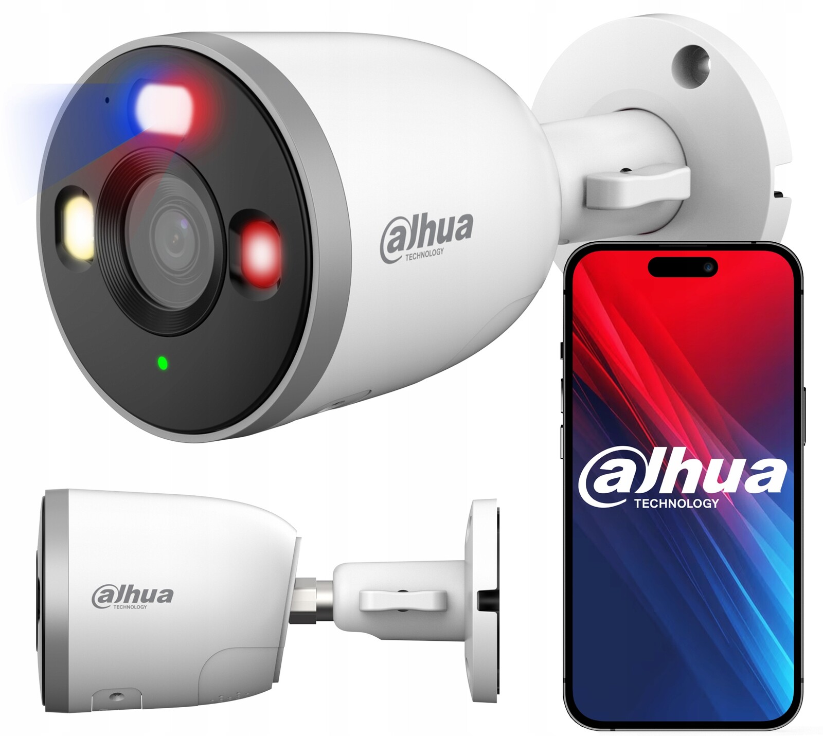 WiFi 5MPx kamera Dahua F5D-PV Detekce Ai Aktivní odstrašování Sd slot 256G