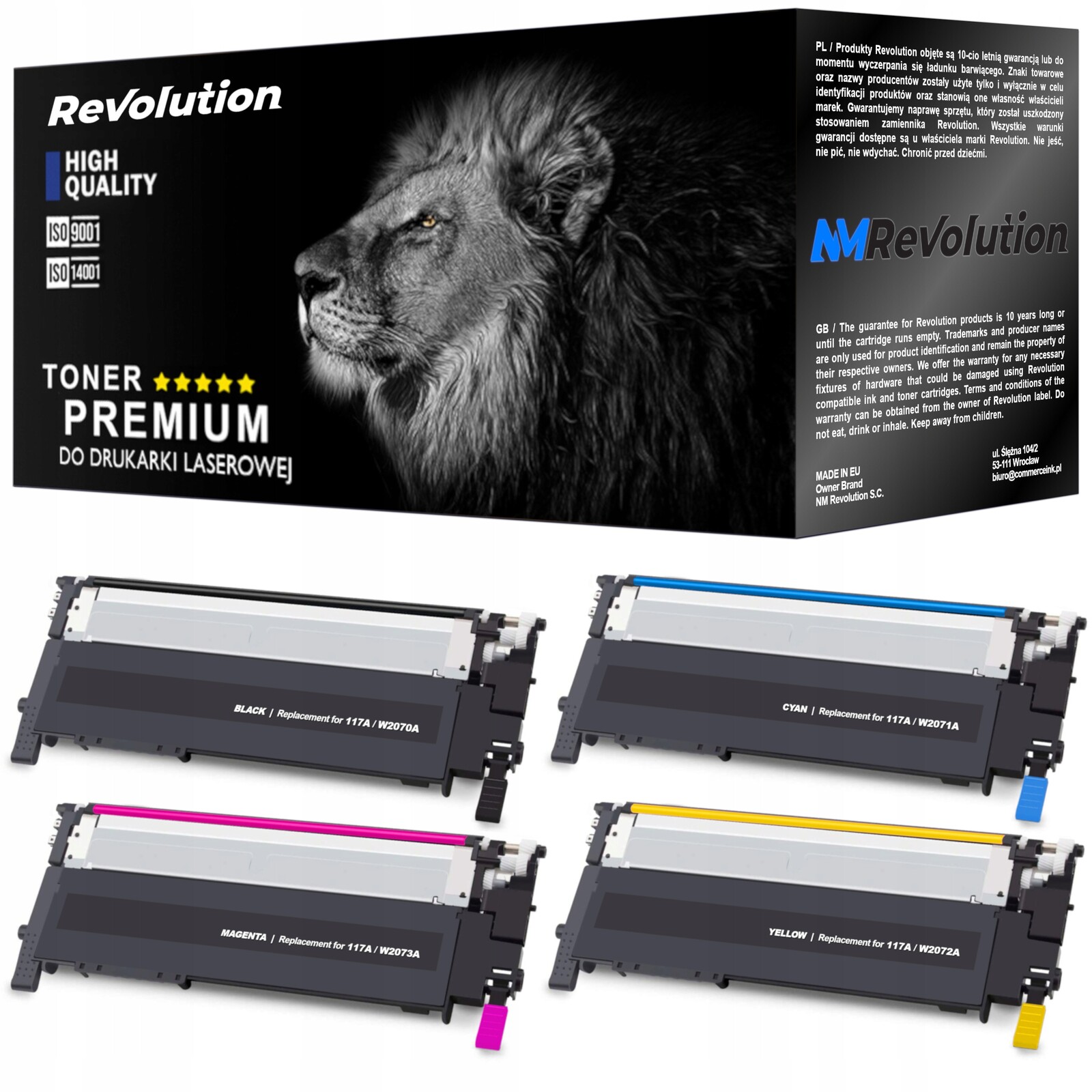 Tonery 117A Pro Tiskárnu Hp Color Laser 150A 150nw Mfp 178nw 179fnw S Čipem