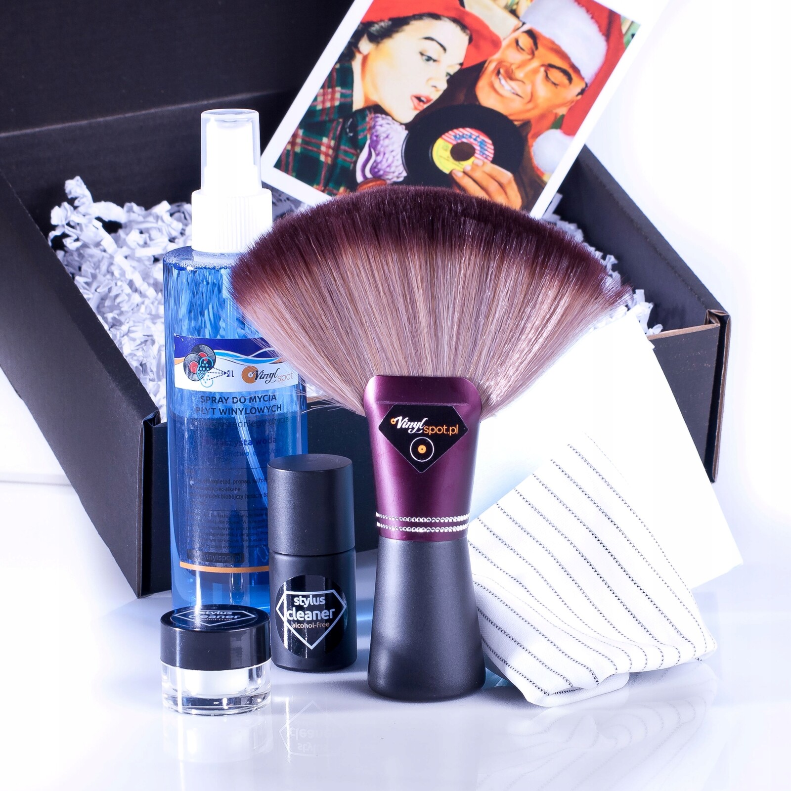 Pro Čištění vinylových a gramofonových desek Sada Premium Pro Vinylspot