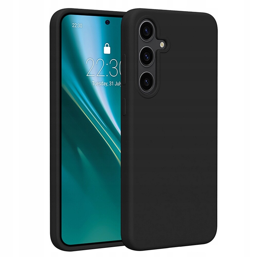 Kryt Etteri Silicone Case pro Samsung S24 Plus, černý