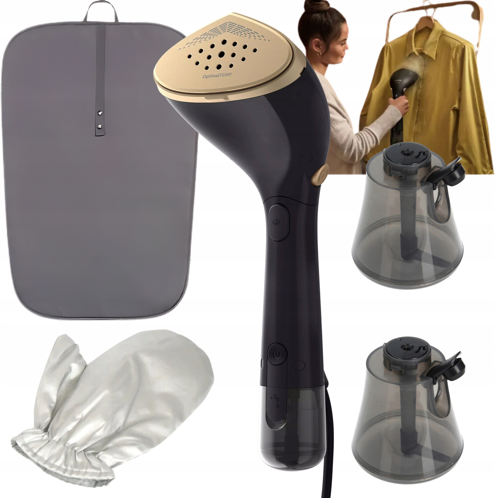 Výkonný Napařovač Oděvů Steamer Žehlička 1500 W Philips Sada Příslušenství XL