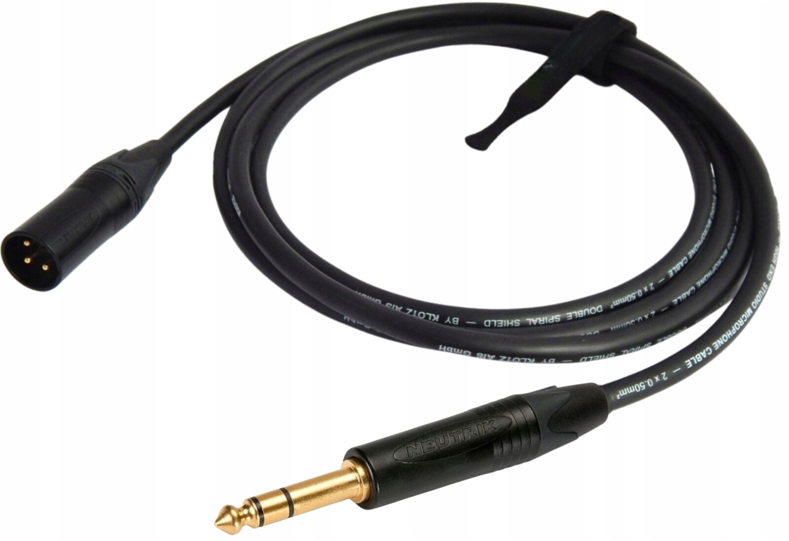 Klotz MC5000 Xlr Samec Jack 6,3 mm Stereo Mikrofonní Kabel 2 m