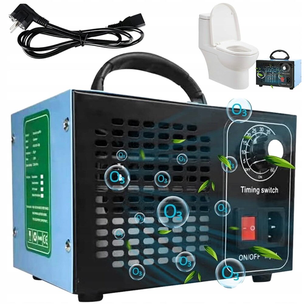 Generátor ozonu 48G/H pro domácnost a auto odstraňuje pachy a bakterie