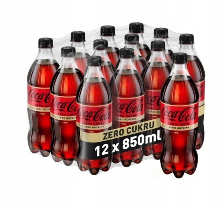Coca-Cola Zero Sugar Zero Kofein Sycený nápoj 12x850ml