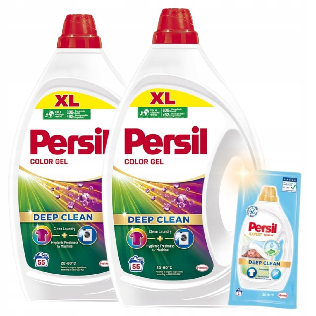 Persil Color Active prací Gel 2,475 l 55 praní x 2 Dárek