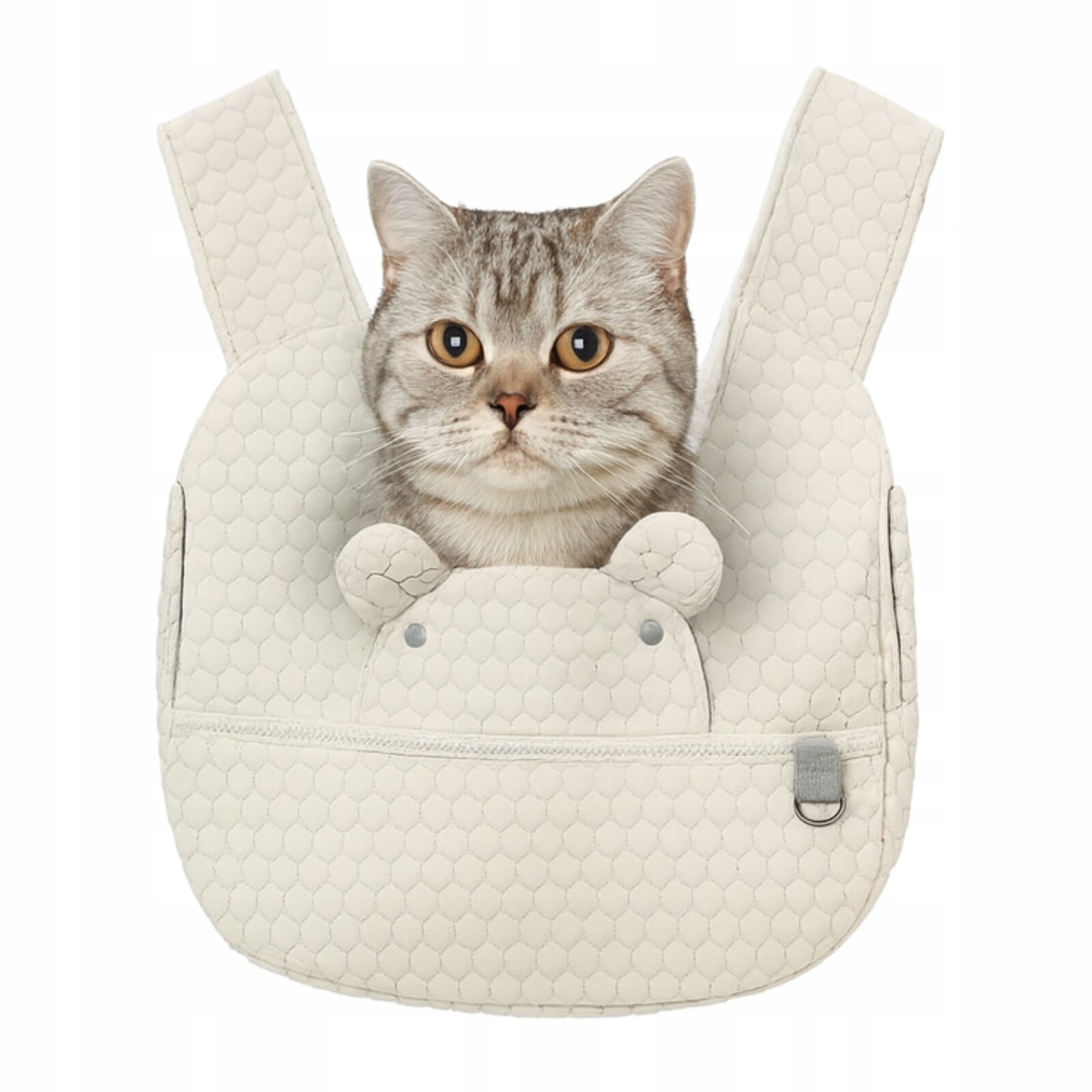 Cestovní Přepravka pro Pro Kočky a malá zvířata, béžová, Siemiec