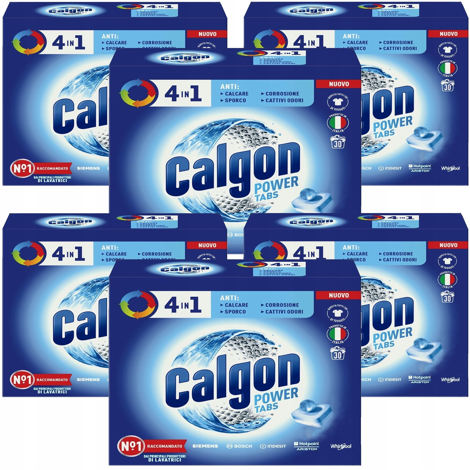 Calgon 4v1 Odvápňovač v tabletách Čištění a ochrana pračky 180ks