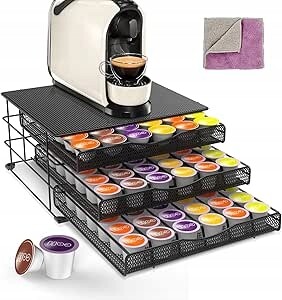 kovová šuplík na kapsle