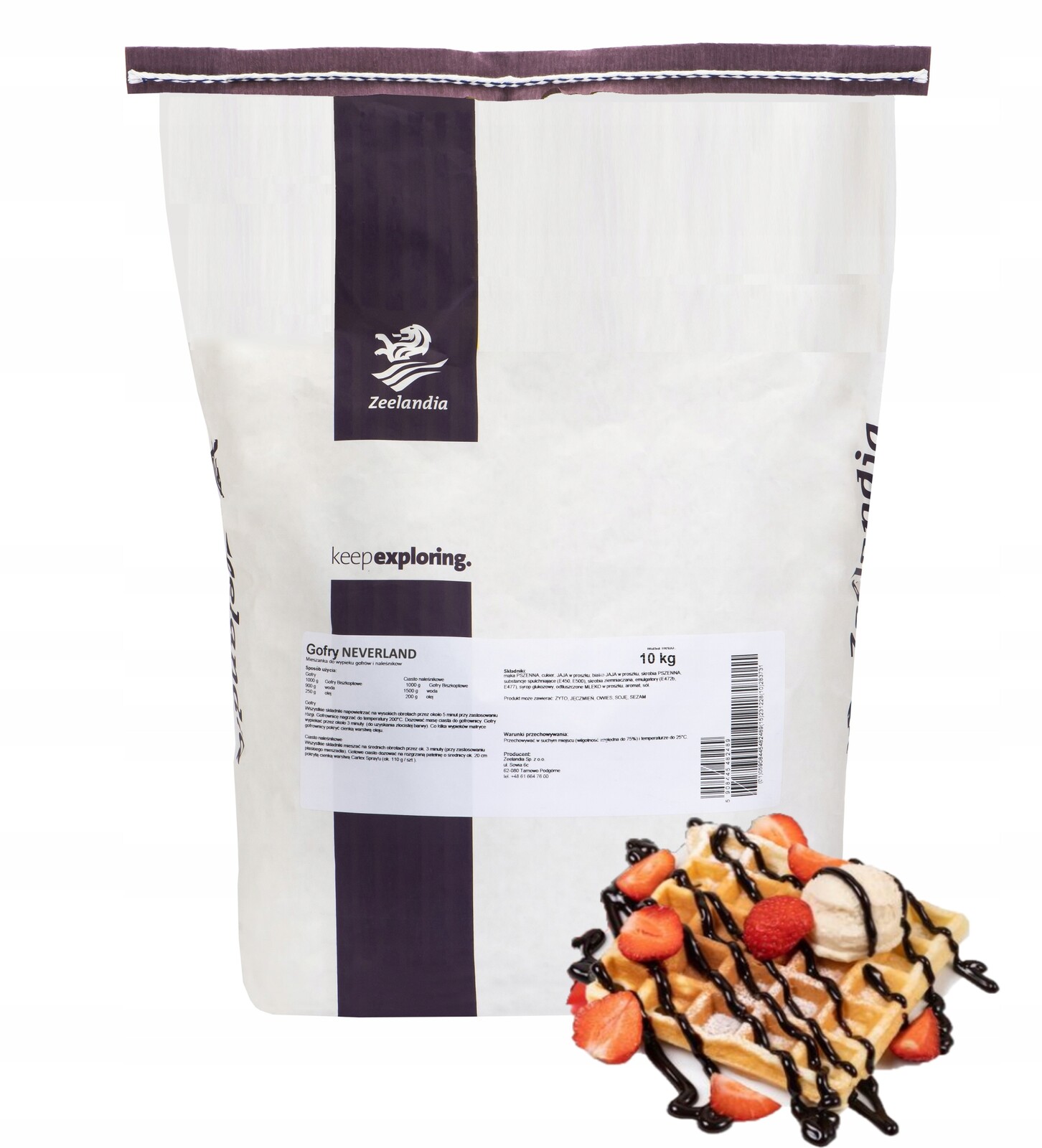 v prášku na vafle Neverland 10 kg Premium