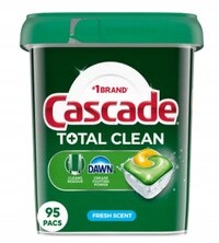 Cascade Total Clean Fresh Scent 95 ks – kapsle do myčky nádobí