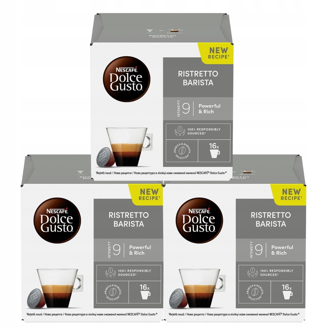 Ristretto Barista Nescafe Dolce Gusto 48 ks 3x16